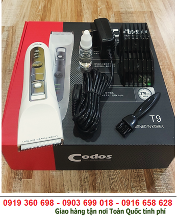 CODOS T9 _Tông đơ cắt tóc CODOS T9 bằng Titanium không gỉ | Bảo hành 01 năm - CÒN HÀNG
