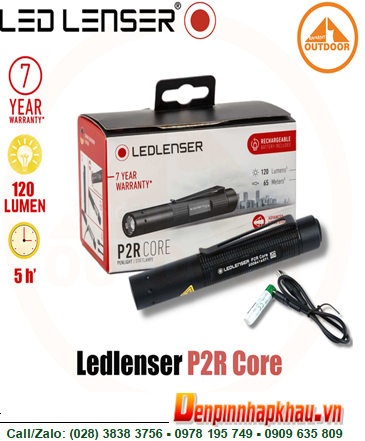 LED LENSER P2R CORE, Đèn đội đầu siêu sáng LED LENSER P2R CORE chính hãng
