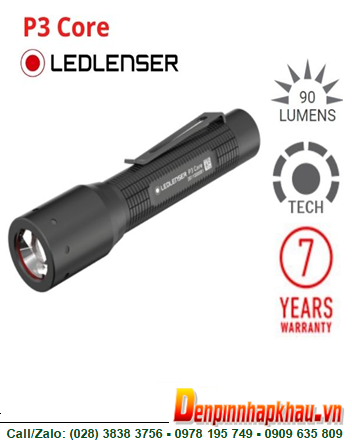 LED LENSER P3 CORE, Đèn pin siêu sáng LED LENSER P3 CORE chính hãng