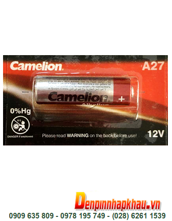 Pin 12v Pin A27 _Pin Camelion A27; Pin Remote điều khiển 12V Camelion A27,27AE,MN27 _Vỉ 1viên