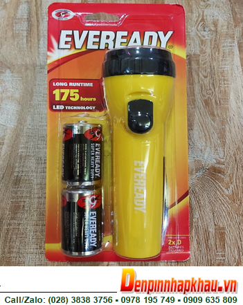 Đèn pin Eveready LC1L2D, Đèn pin Eveready LC1L2D bóng LED ( 2 pin D 1.5v) Bảo hành 01 tháng
