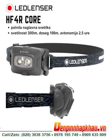 LED LENSER HF4R Core, Đèn đội đầu đeo trán LED LENSER HF4R Core chính hãng