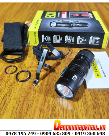 Đèn pin siêu sáng chuẩn FL1 quốc tế NItecore EC11 bóng XM-L2 U2 bóng 900lumens chiếu xa 190m