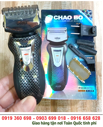 CHAOBO RCSW-8700; MÁY cạo râu CHAOBO RCSW-8700 với đầu cạo 2 lưỡi ngang /Bảo hành 03 tháng