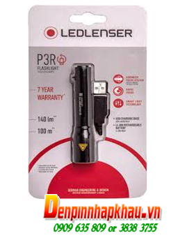 LED LENSER P3R, Đèn pin siêu sáng LED LENSER P3R chính hãng, sử dụgn pin sạc Li-ion AAA