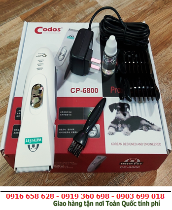 CODOS CP-6800, Tông đơ cắt lông thú cưng chó mèo CODOS CP-6800 chính hãng