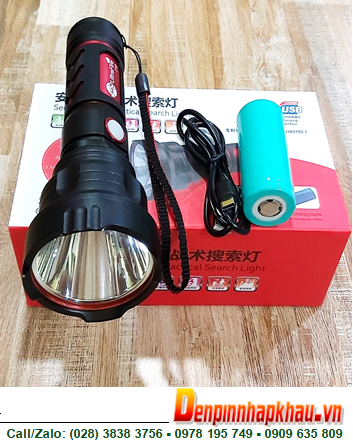 Ultrafire T12 (SS-T40), Đèn pin siêu sáng Ultrafire T12 (SS-T40) chiếu xa 1000m chính hãng /Bảo hành 03 tháng