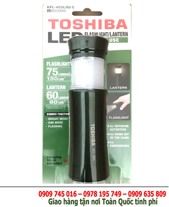 Toshiba KFL-403L; Đèn pin siêu sáng Toshiba KFL-403L bóng LED TRẮNG chính hãng Toshiba