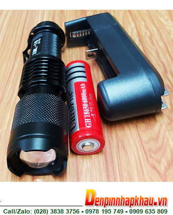 Đèn pin siêu sáng Ultrafire HY98 bóng XML-T6 Made in Thailand