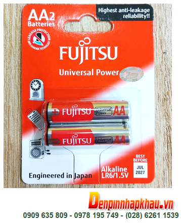 Pin tiểu AA Fujitsu LR6-FH Universal Power Alkaline 1.5v chính hãng Made in Indonesia