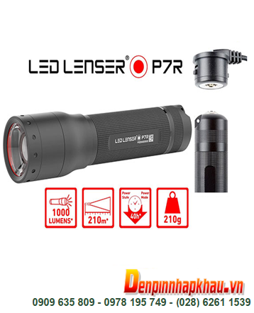 Đèn pin siêu sáng LED LENSER P7R sử dụng pin sạc Li-ion 18650 -3.7v