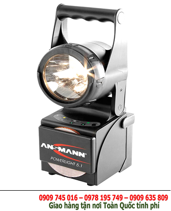Đèn pin xách tay Ansmann Xenon - LED Powerlight 5.1 - 5802082 với bóng halogen 5W - TẠM HẾT HÀNG