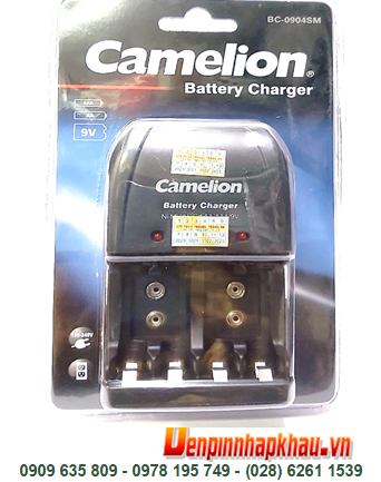 Camelion BC-0904SM; Máy sạc pin Camelion BC-0904SM _ 04 khe sạc _Sạc được 2-4 Pin AA-AAA-9v