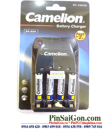 Camelion BC-0905A _Bộ sạc pin BC-0905A kèm 4 pin sạc Camelion NH-AAA1100LBP2 (AAA1100mAh 1.2v)