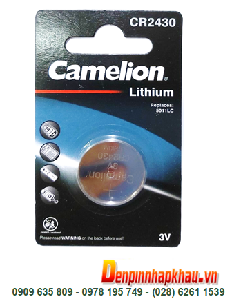 Pin CR2430 _Pin Camelion CR2430; Pin 3v lithium Camelion CR2430 _Vỉ 1viên