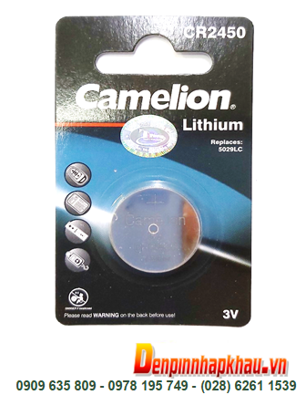Pin Camelion CR2450 Lithium 3v chính hãng Made in China