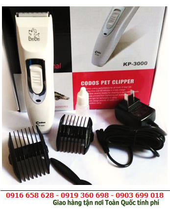 CODOS KP-3000, Tông đơ cắt lông thú cưng chó mèo CODOS KP-3000 chính hãng /Bảo hành 03 tháng