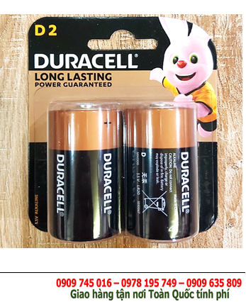 Duracell MN1300-LR20, Pin đại D 1.5v Duracell MN1300-LR20 Alkaline (X.xứ Malaysia) |MẪU MỚI_Vỉ 2viên