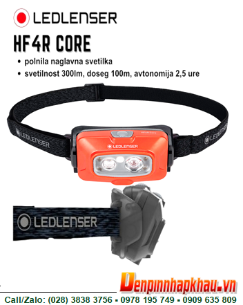 LED LENSER HF4R Core, Đèn đội đầu đeo trán LED LENSER HF4R Core chính hãng
