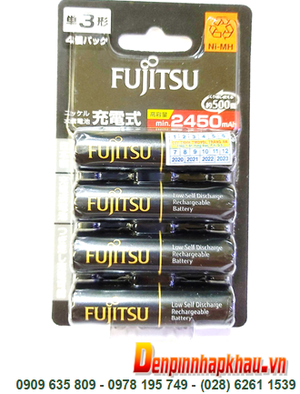 Pin tiểu sạc AA 1.2v Fujitsu HR-3UTHCEX(4B) với dòng 2450mAh chính hãng Made in Japan