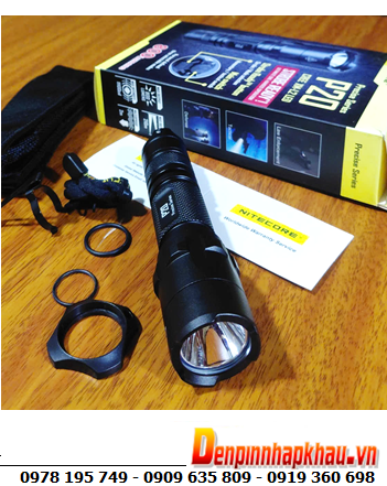 Đèn pin siêu sáng chuẩn FL1 quốc tế Nitecore P20 bóng XM-L2 U2 với 800lumens chiếu xa 210m