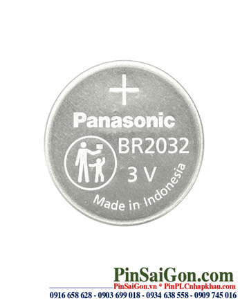 Panasonic BR2032 _Pin 3v lithium Panasonic BR2032 chính hãng _Made in Indonesia