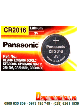 Pin Panasonic CR2016 Lithium 3v chính hãng Made in Japan