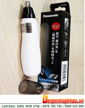 Panasonic ER-GN11-W, Máy cắt tỉa lông mũi Panasonic ER-GN11-W (NỘI ĐỊA NHẬT) chính hãng /Vỏ màu TRẮNG