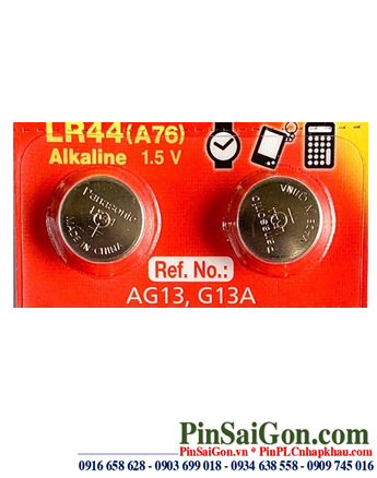 Pin A76 LR44 357 _Pin cúc áo 1.5v Alkaline Panasonic A76 LR44 357