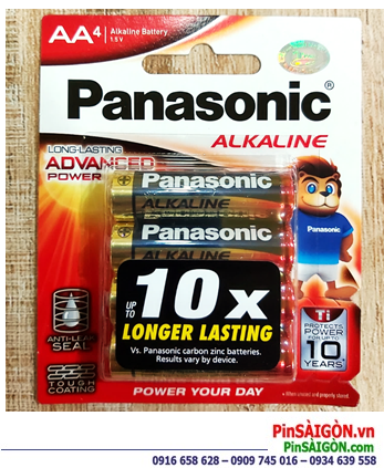 Pin AA Alkaline 1.5v Panasonic LR6DT/4B chính hãng Made in Thailand