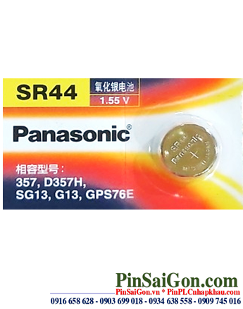 Panasonic SR44, 357 _Pin 1.55v Silver Oxide Panasonic SR44, 357 chính hãng