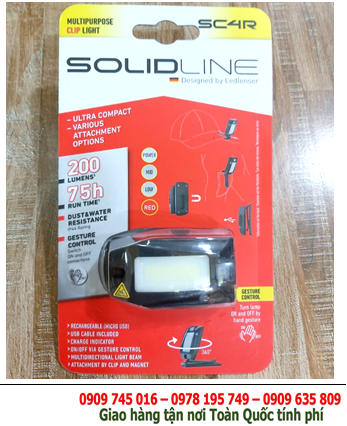 Đèn pin đội đầu siêu sáng LEDLENSER Solidline SC4R chính hãng