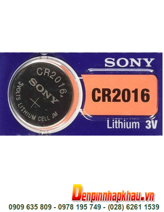 Pin Sony CR2016 Lithium 3v chính hãng Made in Japan