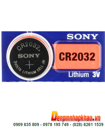 Pin Sony CR2032; Pin 3v lithium Sony CR2032 chính hãng _Made in Indonesia