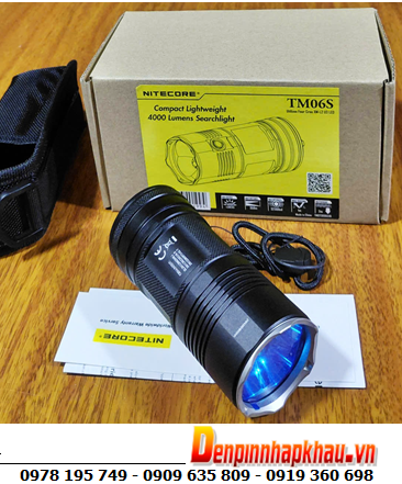 Nitecore TM-06S; Đèn pin siêu sáng Nitecore TM-06S với 4000Lumens chính hãng (Bảo hành 5 năm)