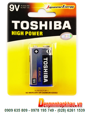 Pin Toshiba 6LR61GCP-BP1; Pin 9v Alkaline Toshiba 6LR61GCP-BP1 (Loại Vỉ 1viên)