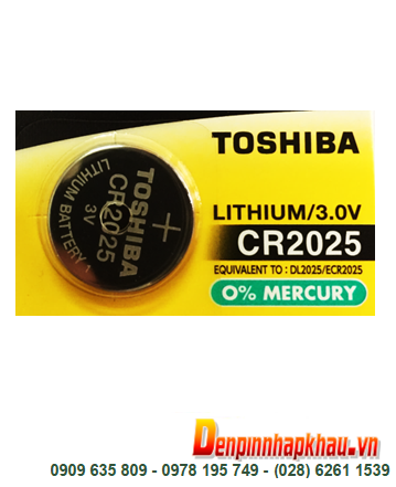 Pin Toshiba CR2025 Lithium 3v chính hãng