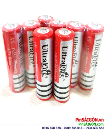 Ultrafire AX18650; Pin sạc 3.7v 18650 Ultrafire AX18650-5800mAh _Made in ThaiLand chỉ sử dụng cho đèn pin