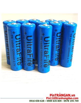 Ultrafire LFD-14500; Pin sạc 3.7v  Ultrafire LFD-14500 1200mAh (Chỉ sử dụng cho đèn pin)